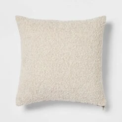 Woven Boucle Square Throw Pillow With Exposed Zipper - Threshold™ -Decor Cheap Shop GUEST 0156fdc5 10c3 4229 91f3 7cd04c3990d7