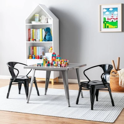 Set Of 2 Harper & Hudson Kids' Metal Activity Chairs - ACEssentials 2 Set Of 2 Harper & Hudson Kids' Metal Activity Chairs - ACEssentials - Image 2