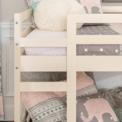 Twin Over Twin Indy Solid Wood Low Bunk Bed - Saracina Home 14 Twin Over Twin Indy Solid Wood Low Bunk Bed - Saracina Home -Decor Cheap Shop GUEST 32ed9e38 4f0a 4624 8239 bbf00adabaf2
