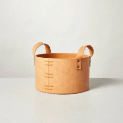 Faux Leather Storage Bin Camel Brown - Hearth & Hand™ With Magnolia 9 Faux Leather Storage Bin Camel Brown - Hearth & Hand™ With Magnolia -Decor Cheap Shop GUEST 44d96e68 729c 45be 9c1d 095880db7830