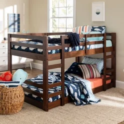 Twin Over Twin Indy Solid Wood Low Bunk Bed - Saracina Home 17 Twin Over Twin Indy Solid Wood Low Bunk Bed - Saracina Home -Decor Cheap Shop GUEST 4c4e96bd d483 4ae0 a8be fd0586b37fad