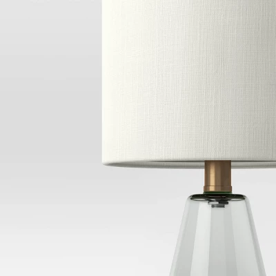 Glass Cone Mini Table Lamp Clear - Threshold™ 3 Glass Cone Mini Table Lamp Clear - Threshold™ - Image 3