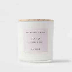 Wood Lidded Glass Wellness Calm Candle - Threshold™ 7 Wood Lidded Glass Wellness Calm Candle - Threshold™ -Decor Cheap Shop GUEST 518451c6 213f 4303 ad48 fec583907229