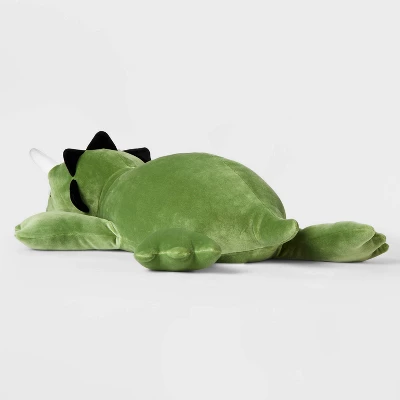 Dinosaur Weighted Plush Kids' Throw Pillow Green - Pillowfort™ 1 Dinosaur Weighted Plush Kids' Throw Pillow Green - Pillowfort™