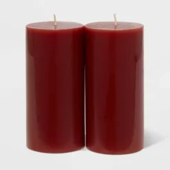 2pk Pillars Warm Cider & Cinnamon Red - Threshold™ 5 2pk Pillars Warm Cider & Cinnamon Red - Threshold™ -Decor Cheap Shop GUEST 5fecdd6e 5da9 48e9 866c c72973a56b09