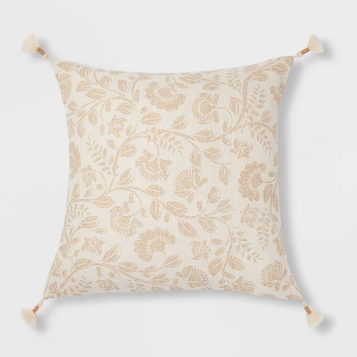 Jacobean Square Throw Pillow - Threshold™ 5 Jacobean Square Throw Pillow - Threshold™ - Image 5