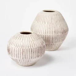 Small Carved Cream Vase - Threshold™ Designed With Studio McGee 5 Small Carved Cream Vase - Threshold™ Designed With Studio McGee -Decor Cheap Shop GUEST bf468da8 6a4d 4db6 9500 708e4ce7b4b5