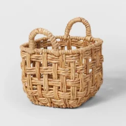 Twisted Open Checkered Weave Milk Crate Natural - Brightroom™ 9 Twisted Open Checkered Weave Milk Crate Natural - Brightroom™ -Decor Cheap Shop GUEST c73b6fc8 7d7f 4276 bc5a 71780c6e1456