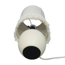 Small Table Lamp With Fringe Shade Off-White (Includes LED Light Bulb) - Opalhouse™ Designed With Jungalow™ -Decor Cheap Shop GUEST d90258f8 fdb3 4965 9481 654431d459c8