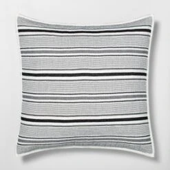 Textured Stripe Pillow Sham Dark Gray/Cream - Hearth & Hand With Magnolia 9 Textured Stripe Pillow Sham Dark Gray/Cream - Hearth & Hand With Magnolia -Decor Cheap Shop GUEST e5d23bbb adcc 4d87 a960 dc48647436f7