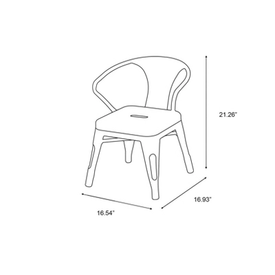 Set Of 2 Harper & Hudson Kids' Metal Activity Chairs - ACEssentials 7 Set Of 2 Harper & Hudson Kids' Metal Activity Chairs - ACEssentials - Image 7