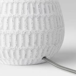 Ceramic Textured Table Lamp Base White - Threshold™ 5 Ceramic Textured Table Lamp Base White - Threshold™ -Decor Cheap Shop GUEST fc9f4ede e288 4863 a616 ae078ed887a0